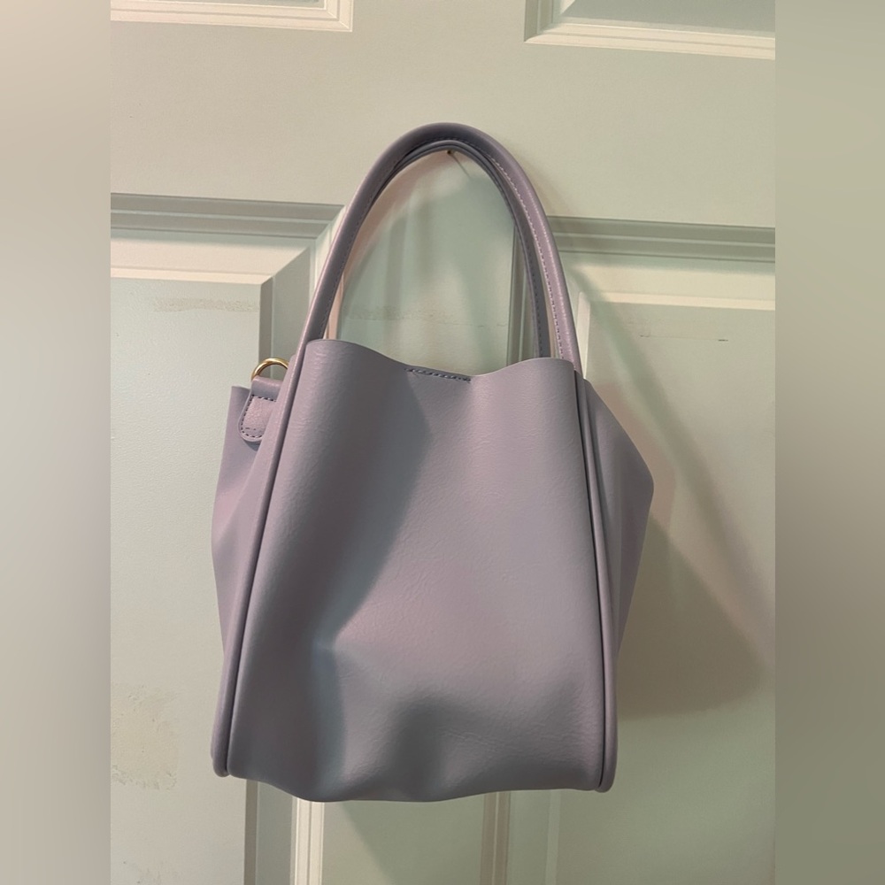 Anthropologie Mini Lavender Tote NWT